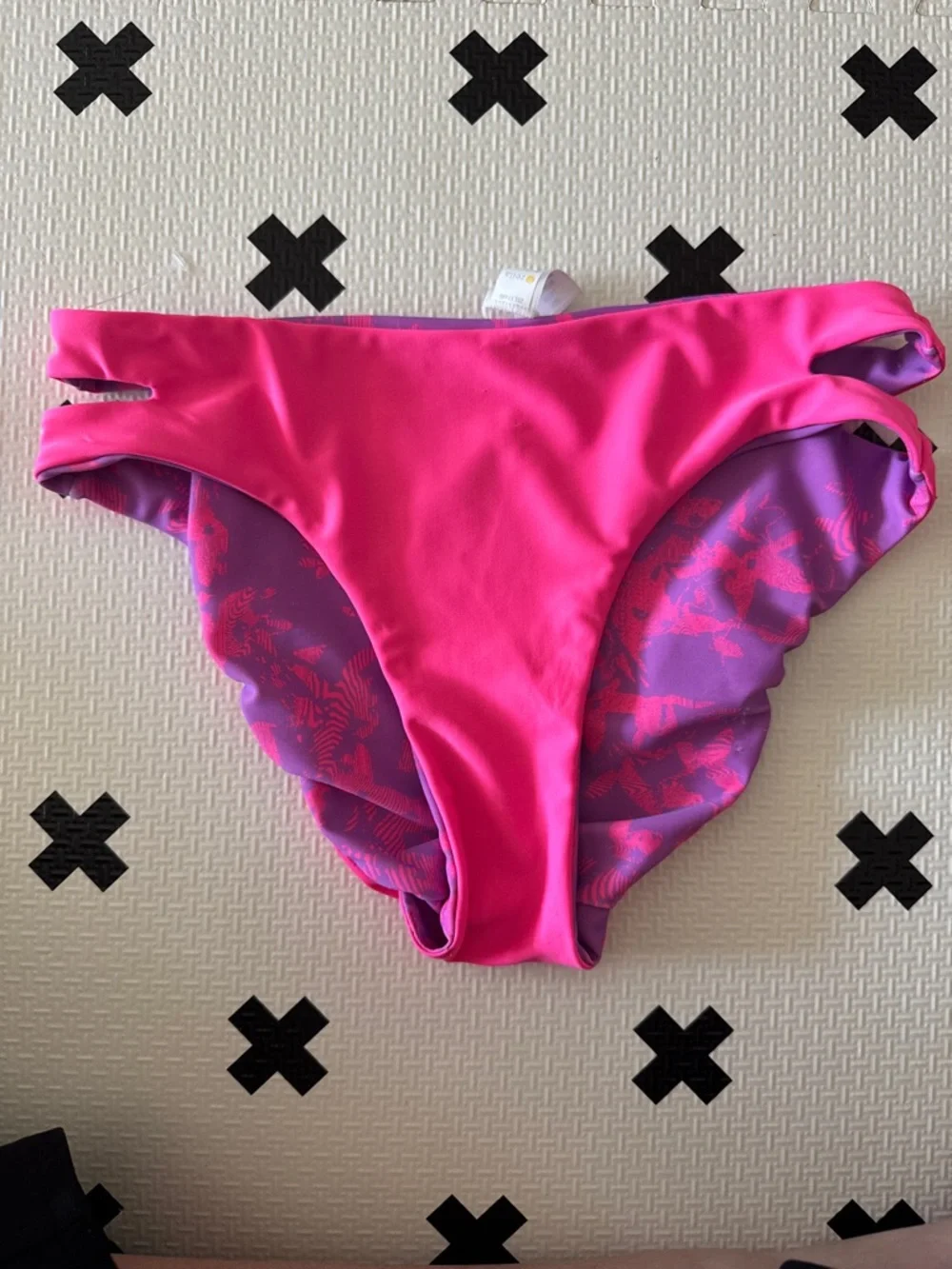 Bright Pink & Purple Swim Bottoms